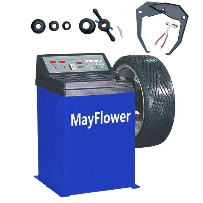 Mayflower New Wheel Balancer Tire Balancers Machine Rim Car Heavy Duty 680