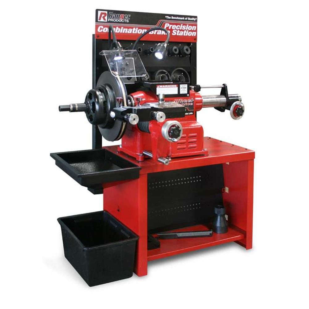 RANGER RL-8500 COMBINATION BRAKE LATHE WITH BENCH & STANDARD TOOLING