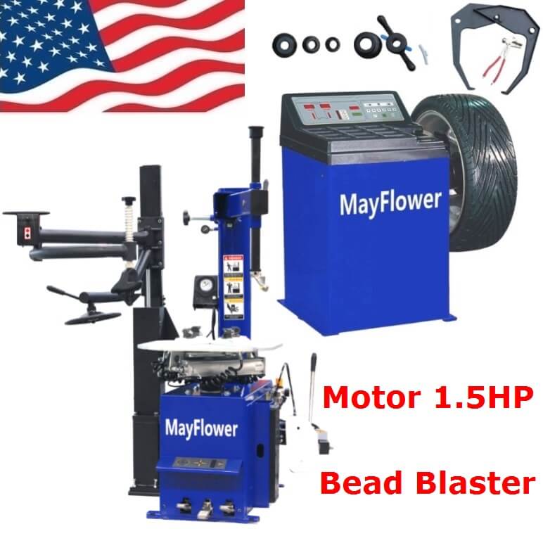 1.5 HP Automatic Tire Changer Wheel Changers Machine Rim Balancer Combo 960 680 - Image 5