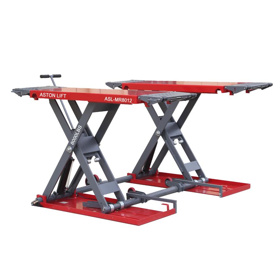 Aston® Mid-Rise Scissor Lift 8000lb 47″ Electric Lock Release 220V ASL-MR8047