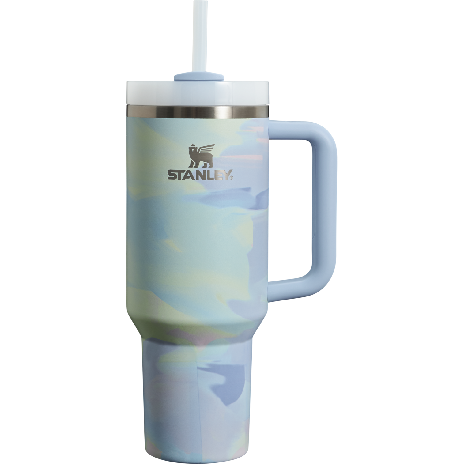 Stanley The Clean Slate Quencher H2.0 Flowstate Tumbler | 40 Oz – Cool Serene Brushstroke