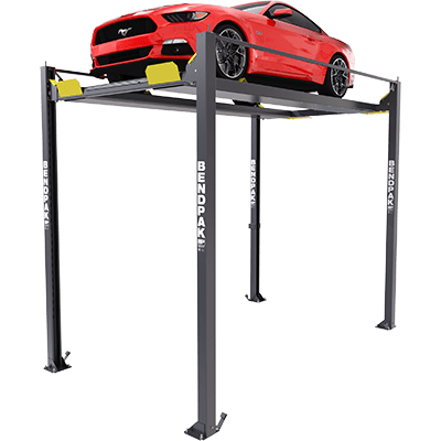 HD-7PXW (5175516) 7,000-lb. Capacity / Super-Tall Rise / Four-Post Lift / Vehicle Display Platform