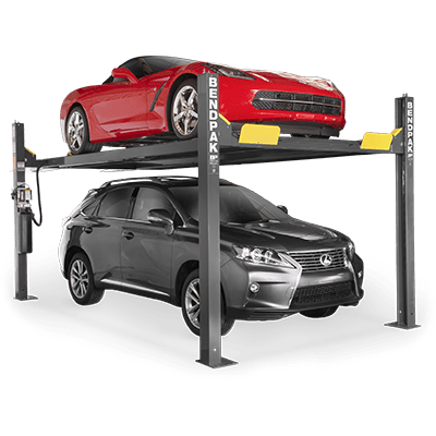 HD-9XW (5175863) 9,000-lb. Capacity / Four-Post Lift / Standard Width / High Lift