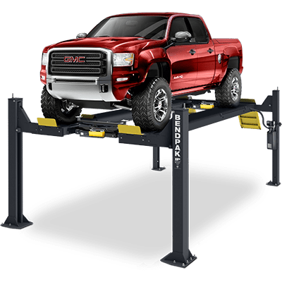 HDSO14P (5175152) ” Height, ” Width, ” Length 14,000-lb. Capacity / Four-Post Lift / Open-Front