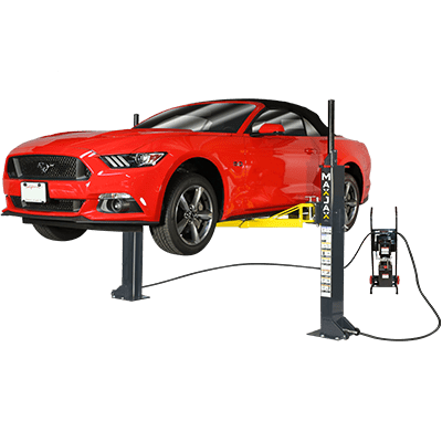 MaxJax M6K 6,000-lb. Capacity / 50.5″ Max. Lift Height / 4.5″ Min. Lift Height / 89.5″ Overall Height