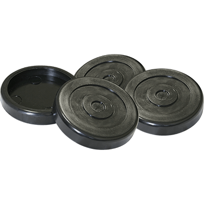 Tuf-Pads (Round) (5700227) Replacement Polyurethane Tuf-Pad / Slip-Over / Round / SET OF 4