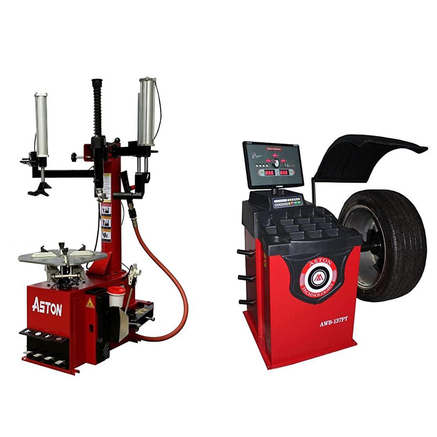 Tire Changers and Wheel Balancers Combo: ATC-5800 & AWB-137PTL