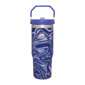 Stanley The Iceflow Flip Straw Tumble | 30 Oz, Lapis Swirl