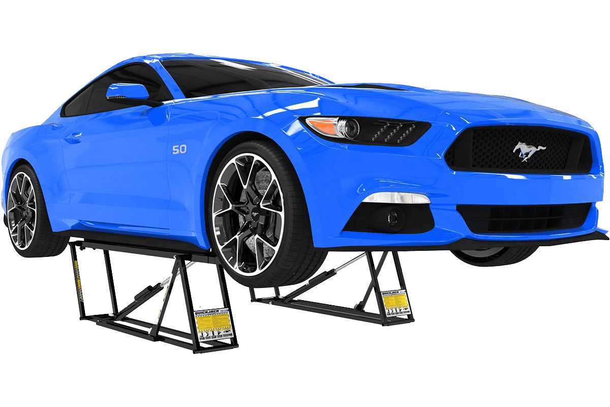 QuickJack 5000TLX Extended Portable Car Lift (5000TLX) 5,000lbs CAPACITY / 24″ LIFTING HEIGHT / 76″ FRAME LENGTH