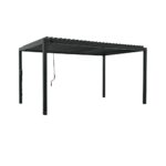Backyard Discovery Sarasota Galvanized Steel Louvered Pergola