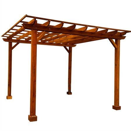 iben-product-105-image-1.jpg 16 Ft. X 16 Ft. Pacific Douglas Fir Wood Traditional Pergola - Image 1