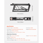 5,000 LB Adjustable Car Lift with Remote Control – Perfect for Home Garages - Image 8