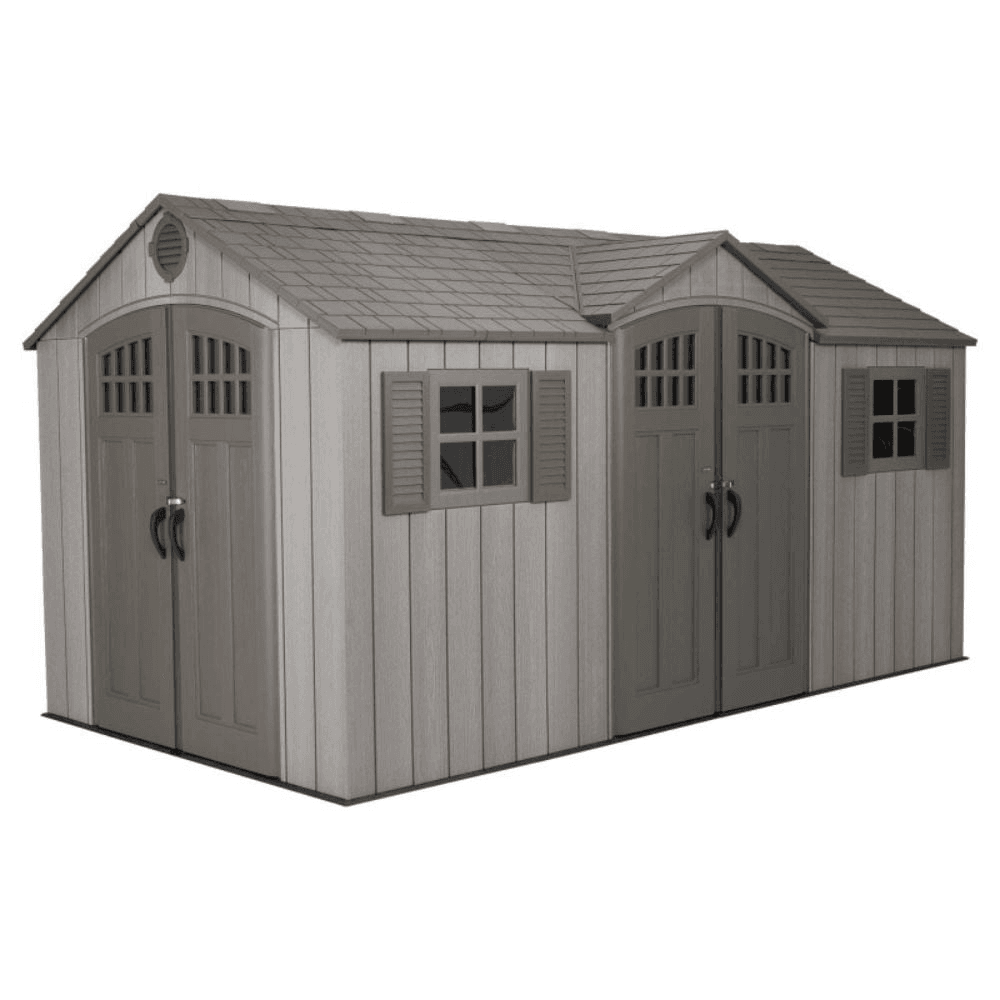 iben-product-250-image-1.png Lifetime 15′ x 8′ Rough Cut Backyard Storage Shed With Floor (60318) - Image 1