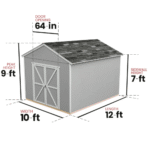 Rookwood 10 ft. W x 12 ft. D Wood Storage Shed With Floor - Image 2