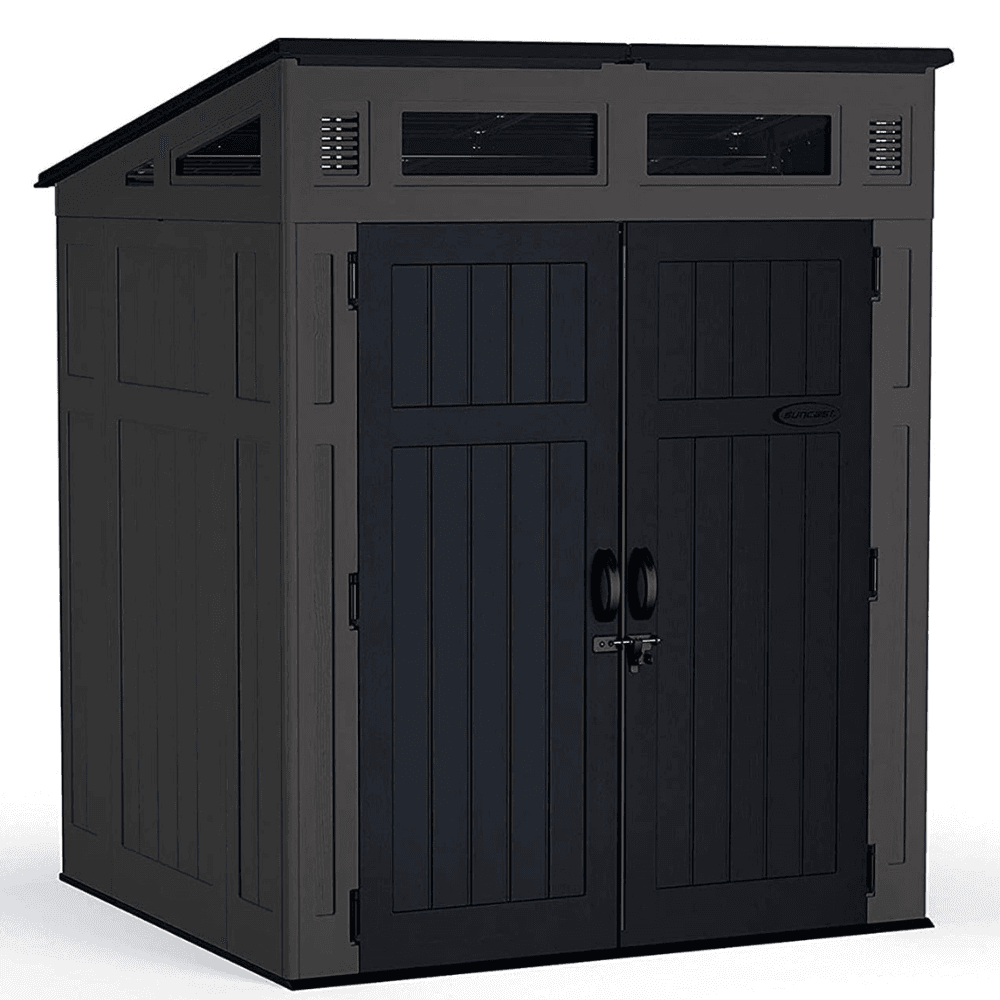iben-product-268-image-1.png Suncast 6-ft x 5-ft Resin Shed Lean-to Resin Storage Shed (Floor Included) - Image 1
