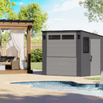 Suncast 8-ft x 7-ft Resin Shed (Floor Included) - Image 2
