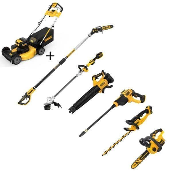 iben-product-327-image-1.jpg 21.5 in. 20-V Li-Ion Cordless Battery Walk Behind Self Propelled Mower w/Hedge,Bare Trimmer,Blower,Cleaner,Pole/Hand Saw - Image 1