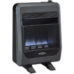 Bluegrass Living Natural Gas Vent Free Blue Flame Gas Space Heater With Blower and Base Feet – 20,000 BTU, T-Stat Control – Model# B20TNB-BB - Image 2