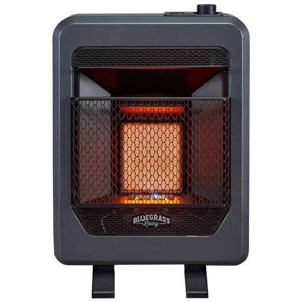 iben-product-344-image-1.jpg Bluegrass Living Natural Gas Vent Free Infrared Gas Space Heater With Base Feet – 10,000 BTU, T-Stat Control – Model# B10TNIR-B - Image 1
