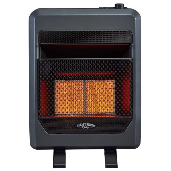 iben-product-345-image-1.jpg Bluegrass Living Natural Gas Vent Free Infrared Gas Space Heater With Blower and Base Feet – 20,000 BTU, T-Stat Control – Model# B20TNIR-BB - Image 1