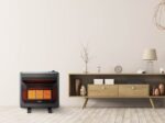 Bluegrass Living Propane Gas Vent Free Infrared Gas Space Heater With Blower and Base Feet – 28,000 BTU, T-Stat Control – Model# B28TPIR-BB - Image 4