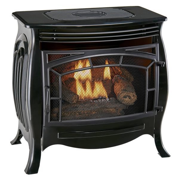 iben-product-381-image-1.jpg Duluth Forge Dual Fuel Ventless Gas Stove – 26,000 BTU, Remote Control, Gloss Black Finish – Model# FDSR25-GF - Image 1
