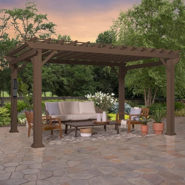 iben-product-392-image-1.jpg 14×12 Ashford Traditional Steel Pergola With Sail Shade Soft Canopy - Image 1