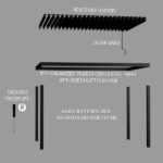 14×10 Sarasota Steel Louvered Pergola - Image 2