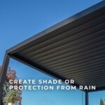 14×10 Sarasota Steel Louvered Pergola - Image 9