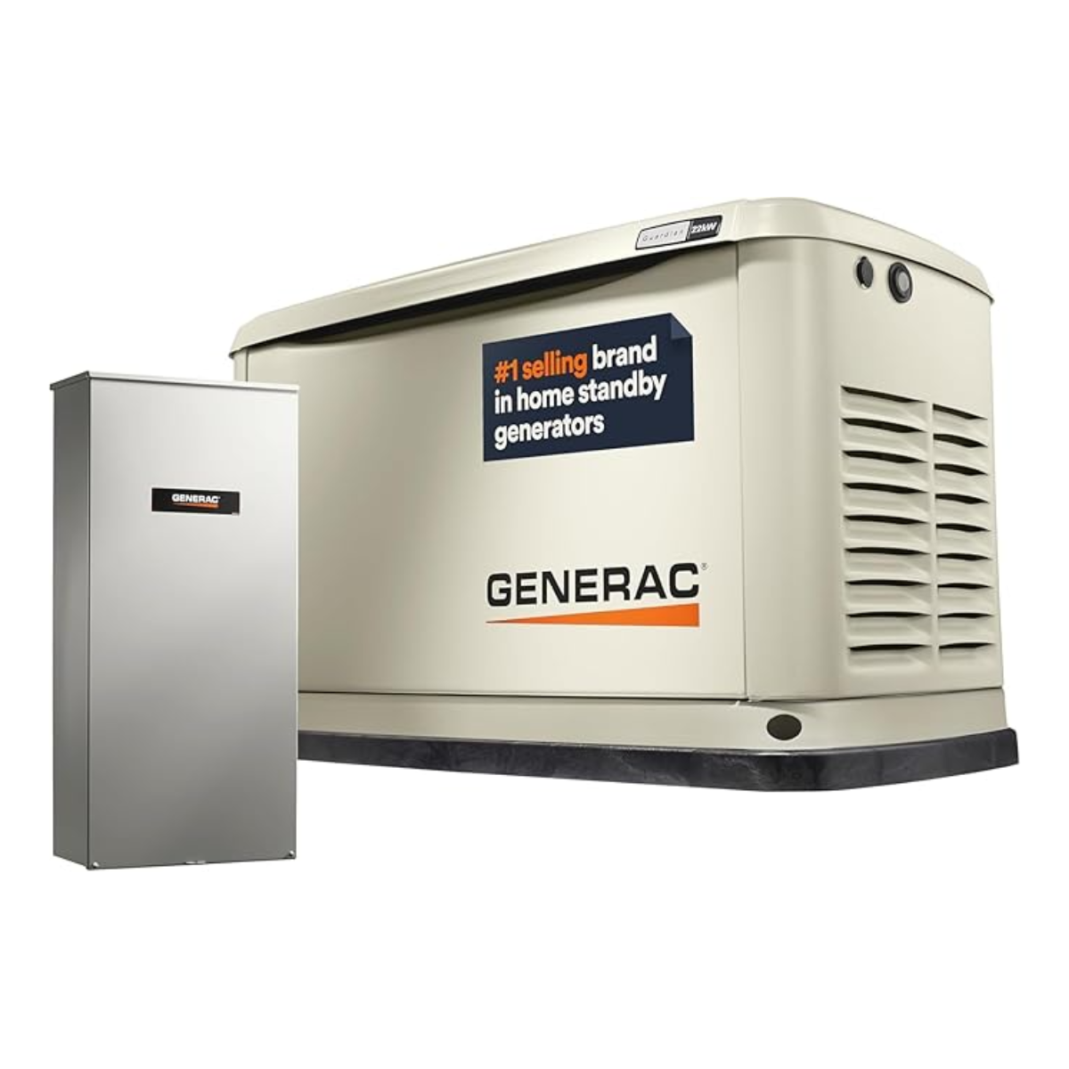 ibenry-product-40-image-1.png Guardian Series 22 kW/19.5 kW Air Cooled Home Standby Generator with Wi-Fi and Whole Home 200 Amp Transfer Switch - Image 1