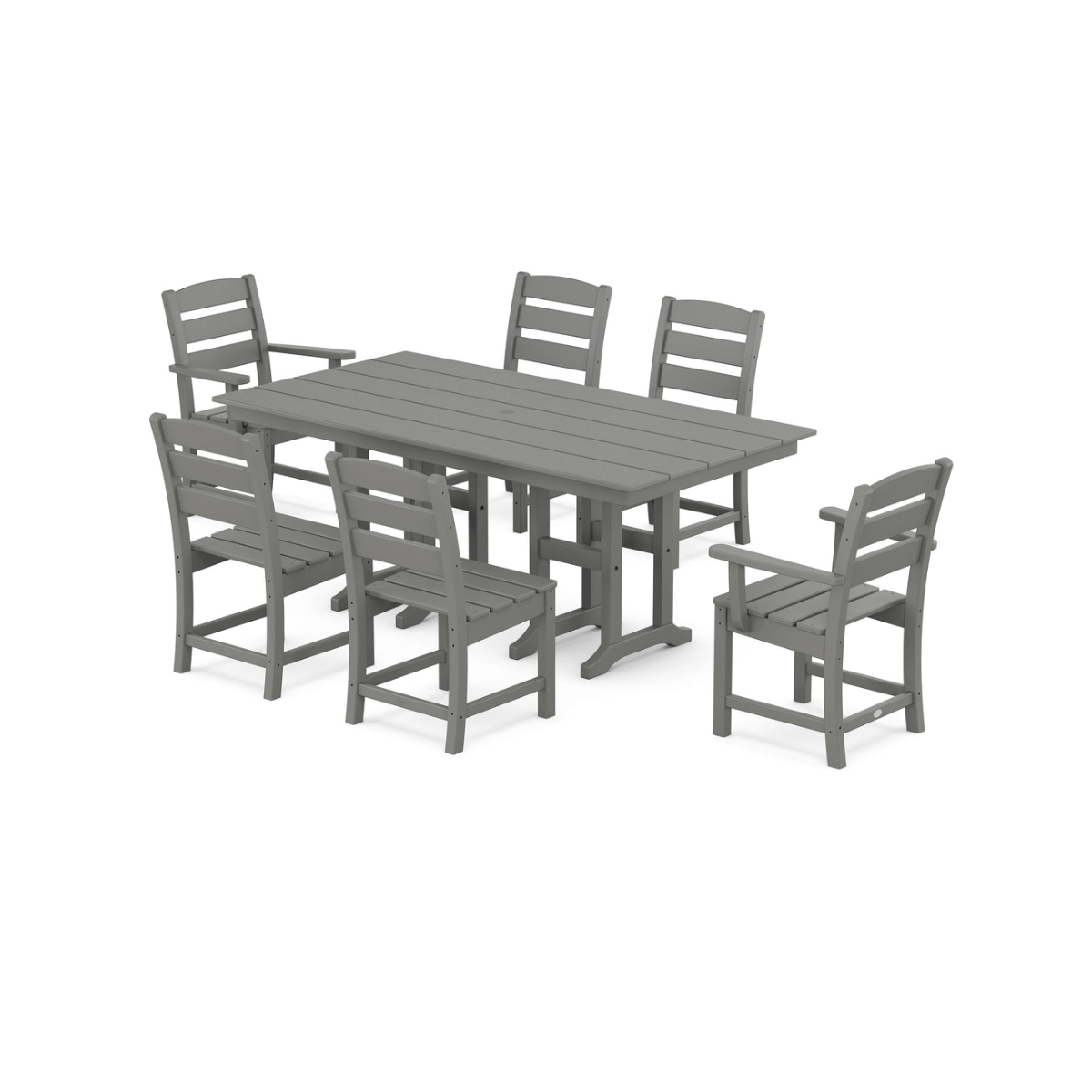 ibenry-product-47-image-1.png Polywood Lakeside 7-Piece Farmhouse Dining Set – Slate Grey - Image 1