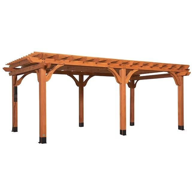 ibenry-product-60-image-1.png Backyard Discovery 20′ x 12′ Beaumont Pergola – Premium Cedar Wood, Sturdy & Elegant Design - Image 1