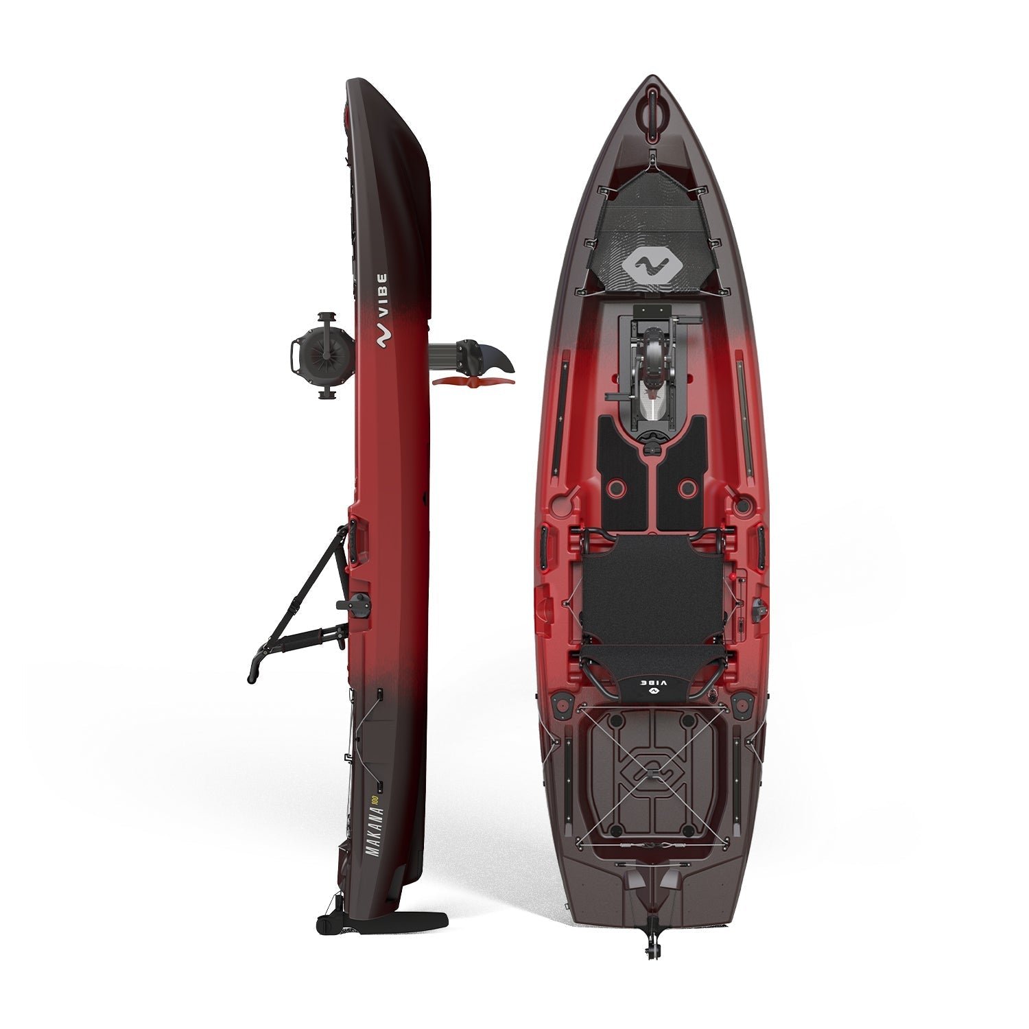 makana-100-impulse-drive-273023.jpg Vibe Kayaks Makana 100 Pedal Fishing Kayak - Image 1